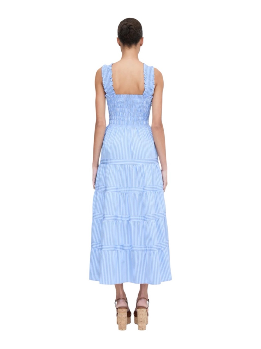 Hill House Kimmy dress. Blue stripe. S. EUC - Picture 5 of 10